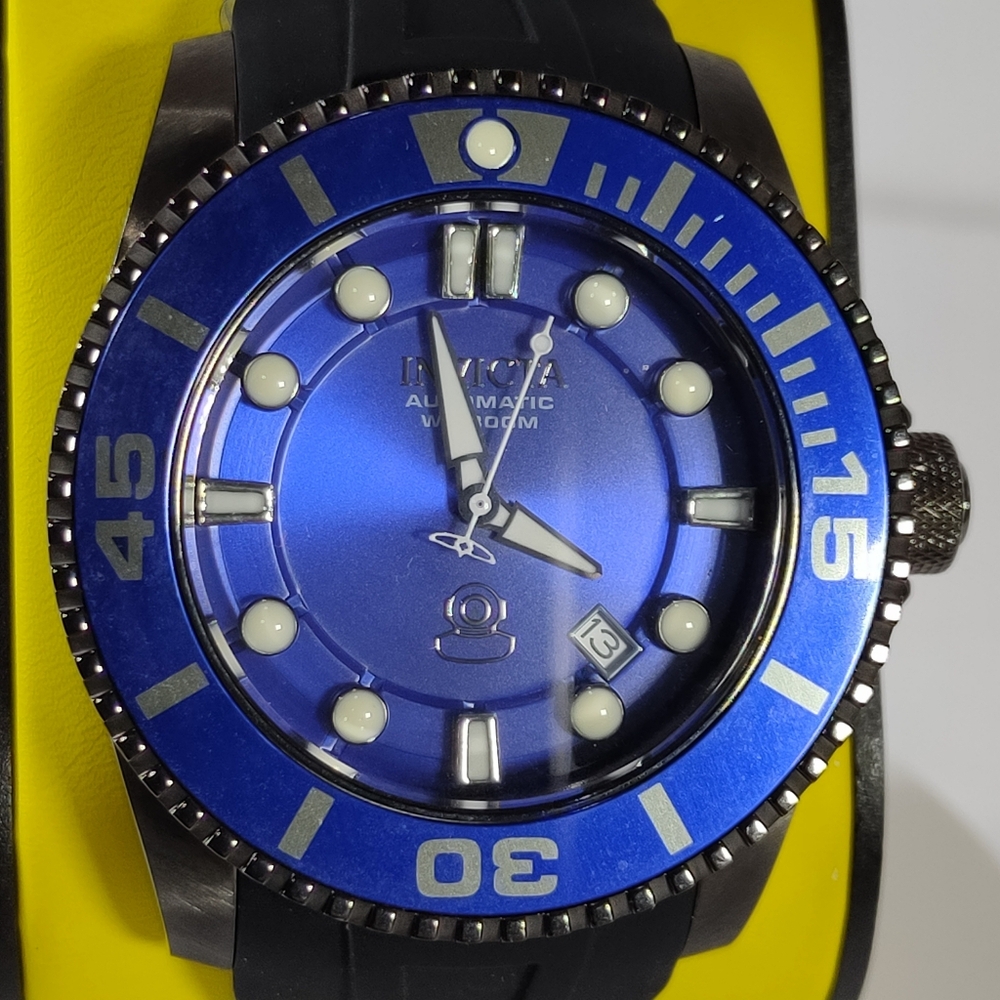 Invicta 47mm Blue/ Black Grand Diver Watch - Picture 3 of 11
